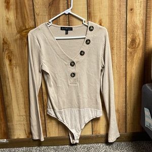 Long Sleeve One Piece Top